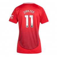 Echipament fotbal Manchester United Joshua Zirkzee #11 Tricou Acasa 2024-25 pentru femei maneca scurta